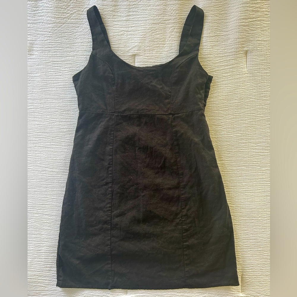 Black mini dress. Soft, breathable fabric. XS -Small. Cotton:On brand.